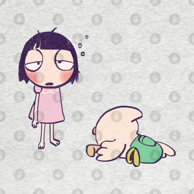 sleepytime pajamas sarah and duck / children cartoon by mudwizard